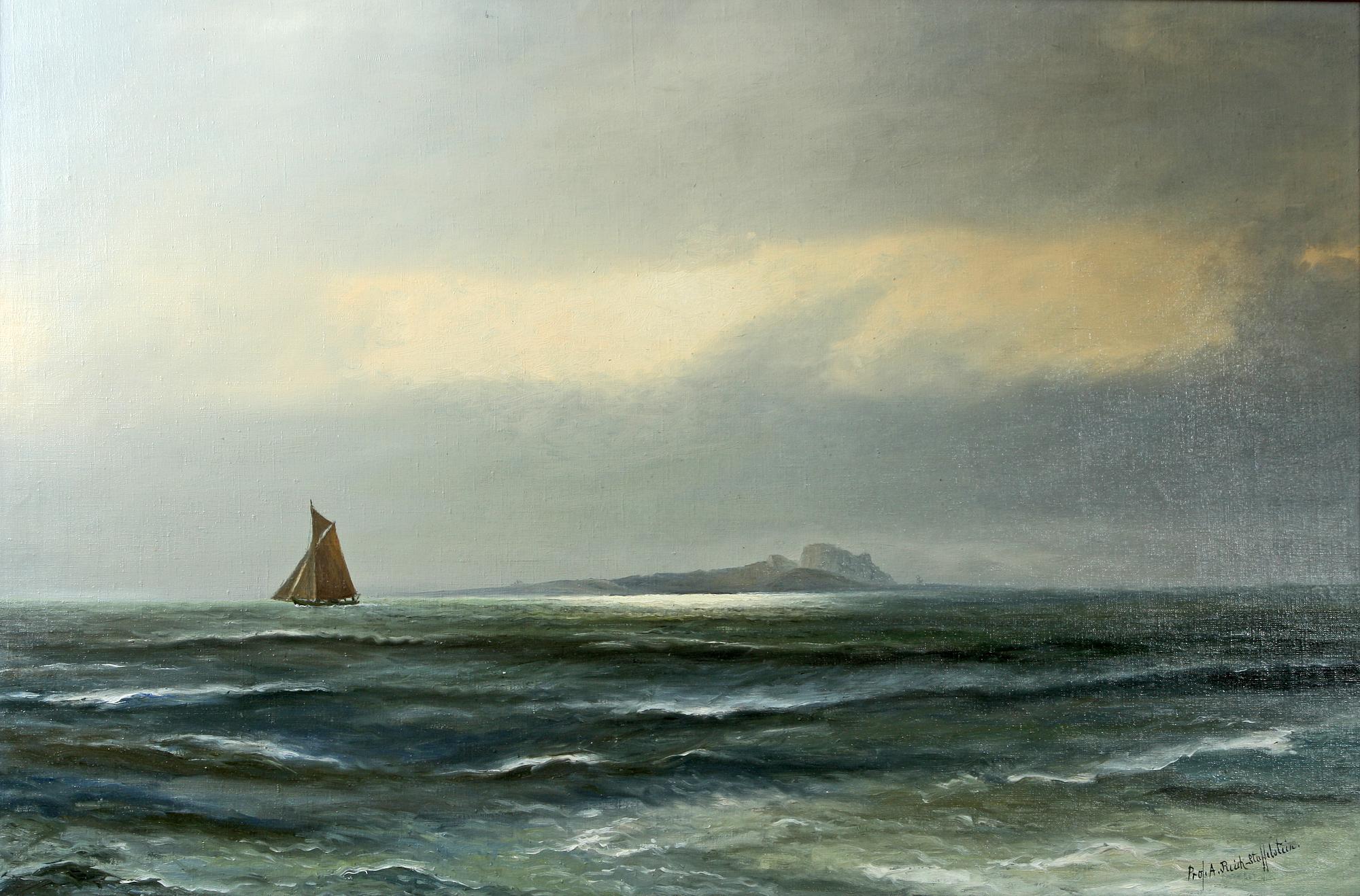 Prof. ALEXANDER REICH-STAFFELSTEIN, olja på duk, sign.