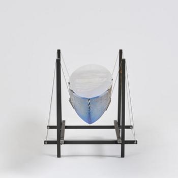 Bertil Vallien, "Sleeping Princess un-20", a unique sand cast glass sculpture, Kosta Boda, Sweden.