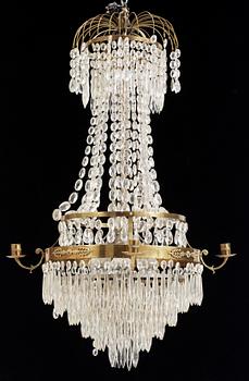 LJUSKRONA, empirestil, 1900-talets första hälft. Höjd ca 88 cm.
