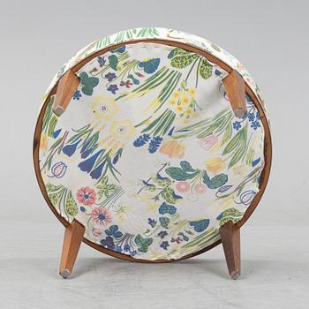 A model 647 stool by Josef Frank for Firma Svenskt Tenn, designed 1936.