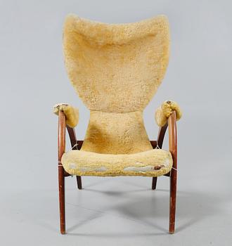 FÅTÖLJ, omkring 1900-talets mitt.