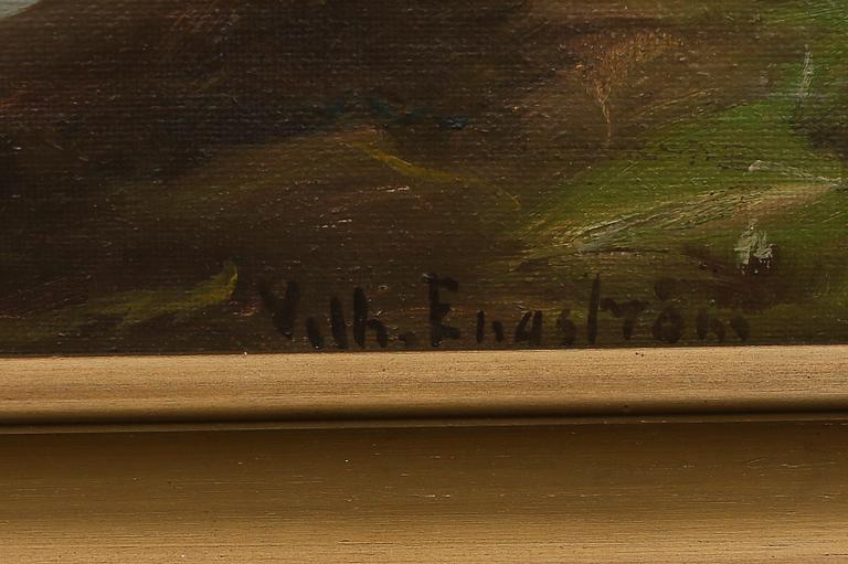VILHELM ENGSTRÖM, olja på duk, signerad.