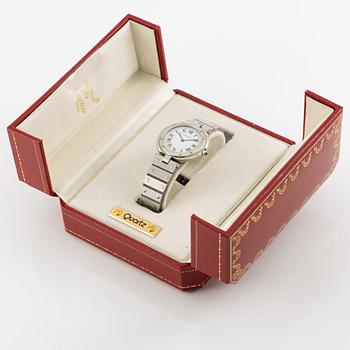 Cartier, Santos VLC, wristwatch, 32.5 mm.