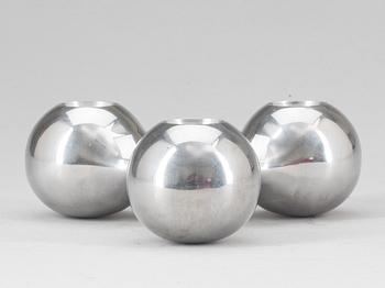 LJUSSTAKE, metall, Arne Jacobsen för Georg Jensen.