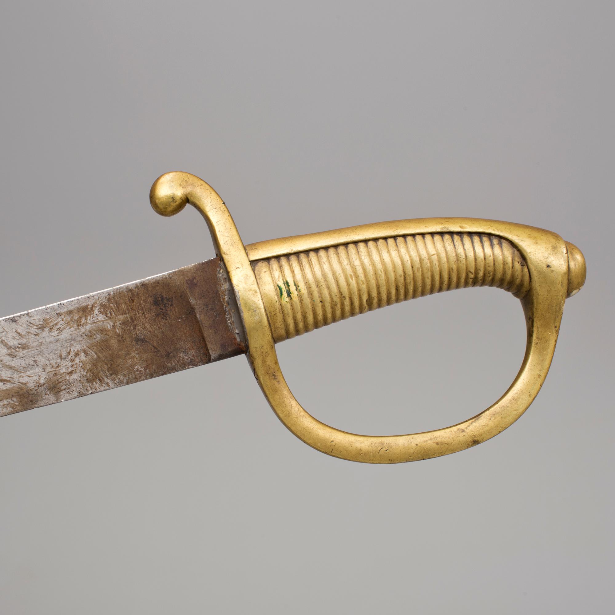 HUGGARE samt FASKINKNIV, m/1848 respektive 1800-talets andra hälft.