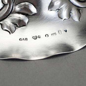 LJUSSTAKAR, ett par, silver, GAB, Stockholm, 1947. Vikt 205 g.