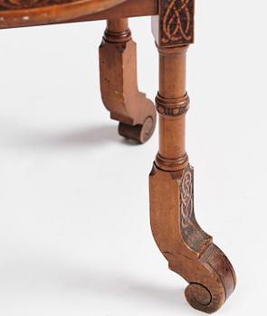 Table, probably Norway, Old Norse style, late 19th century.