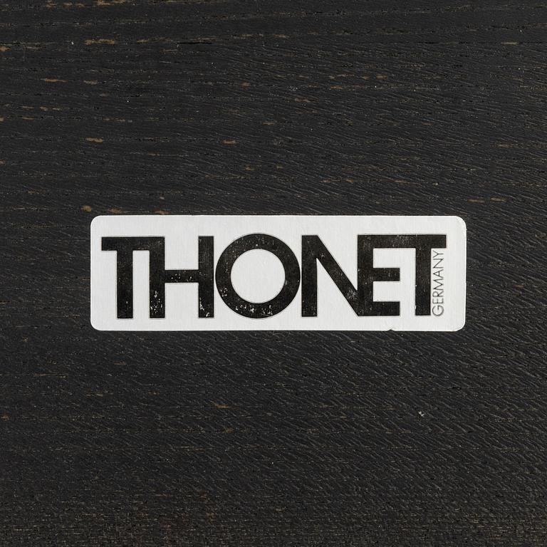Coffee table and a pair of side tables, Thonet,.