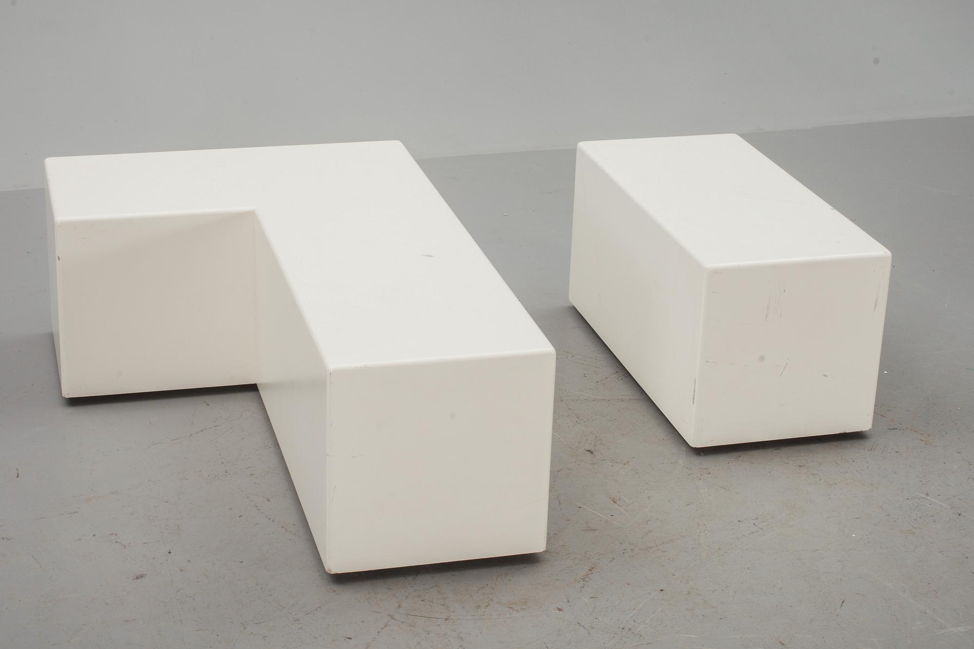 SOFFBORD, 2 delar, 1970-tal.