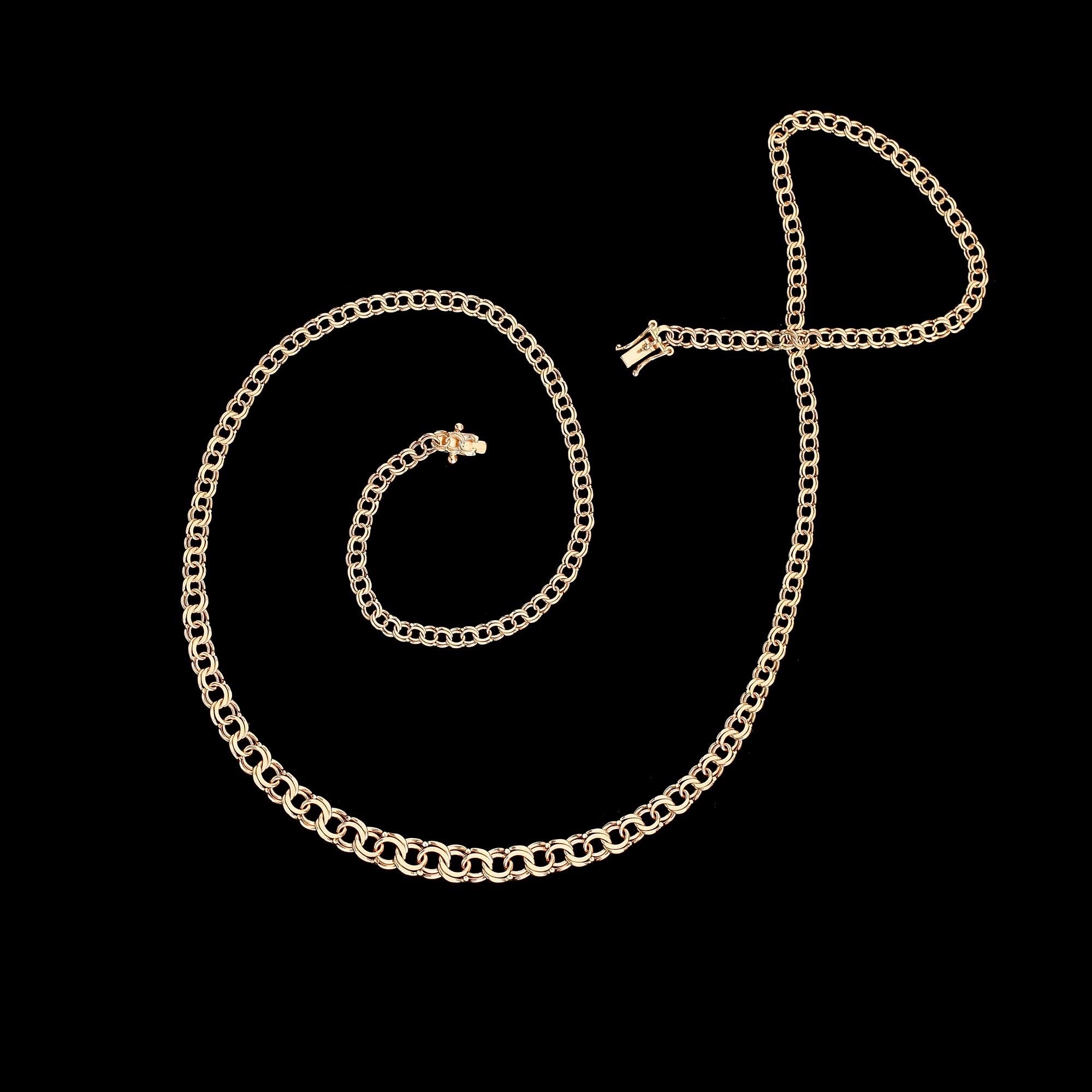 COLLIER, 18 k guld. Vikt ca 11,3 g.