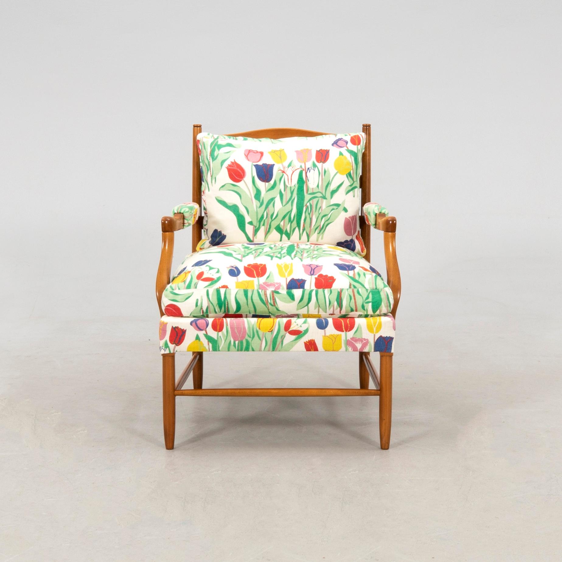 Armchair in the Gripsholm model, second half of the 20th century.