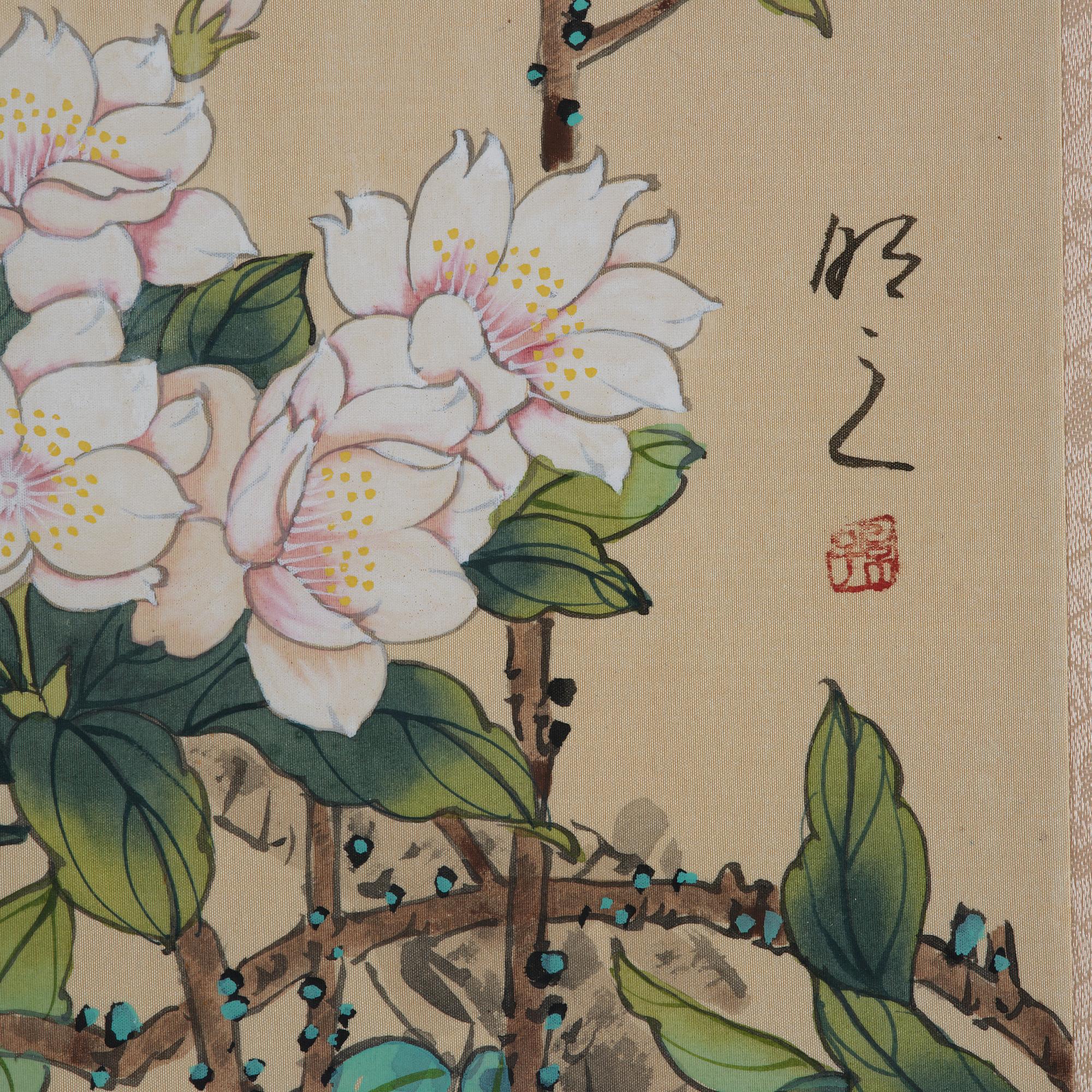 Unidentified artist, two watercolour paintings, 20th century.