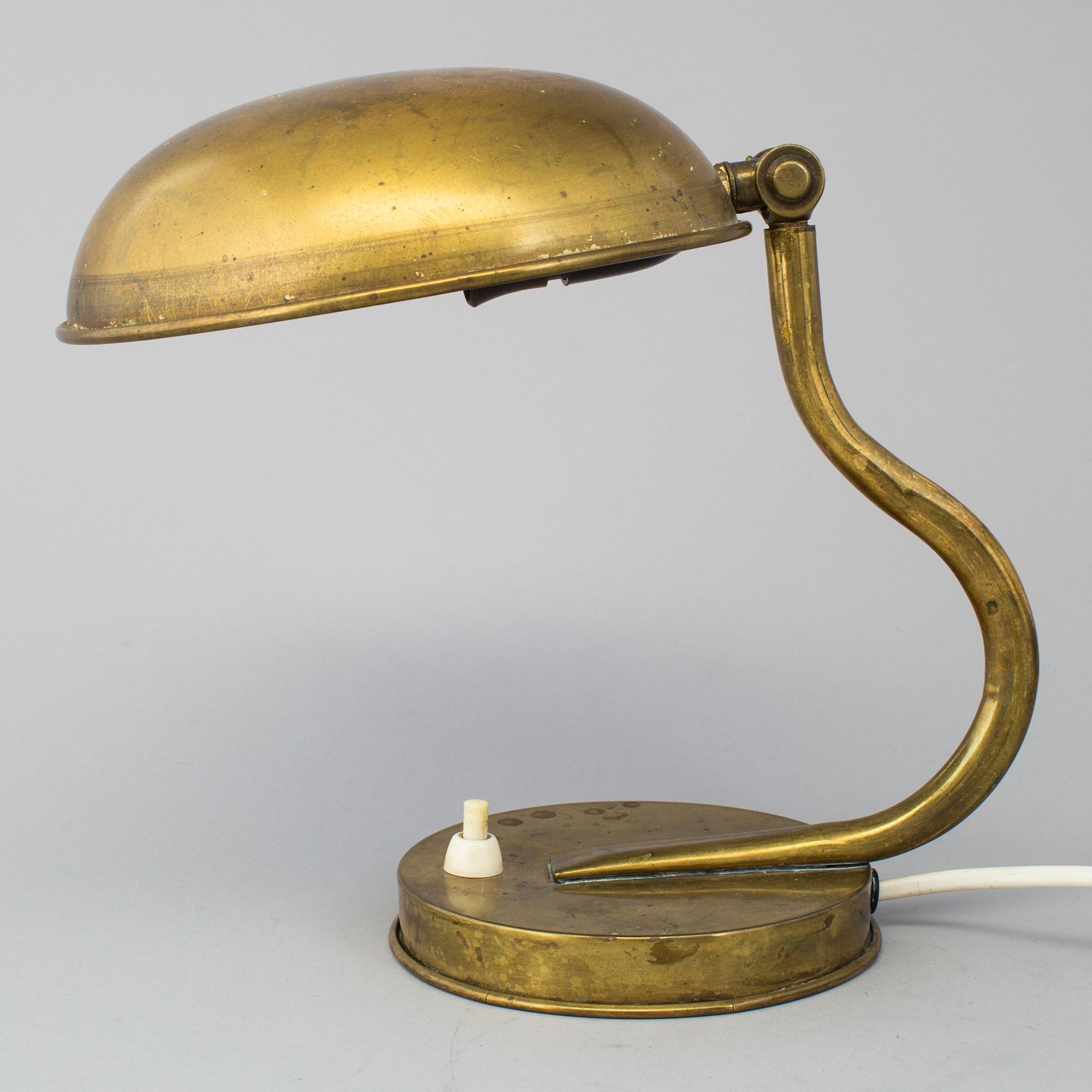 A table lamp, 1930s.
