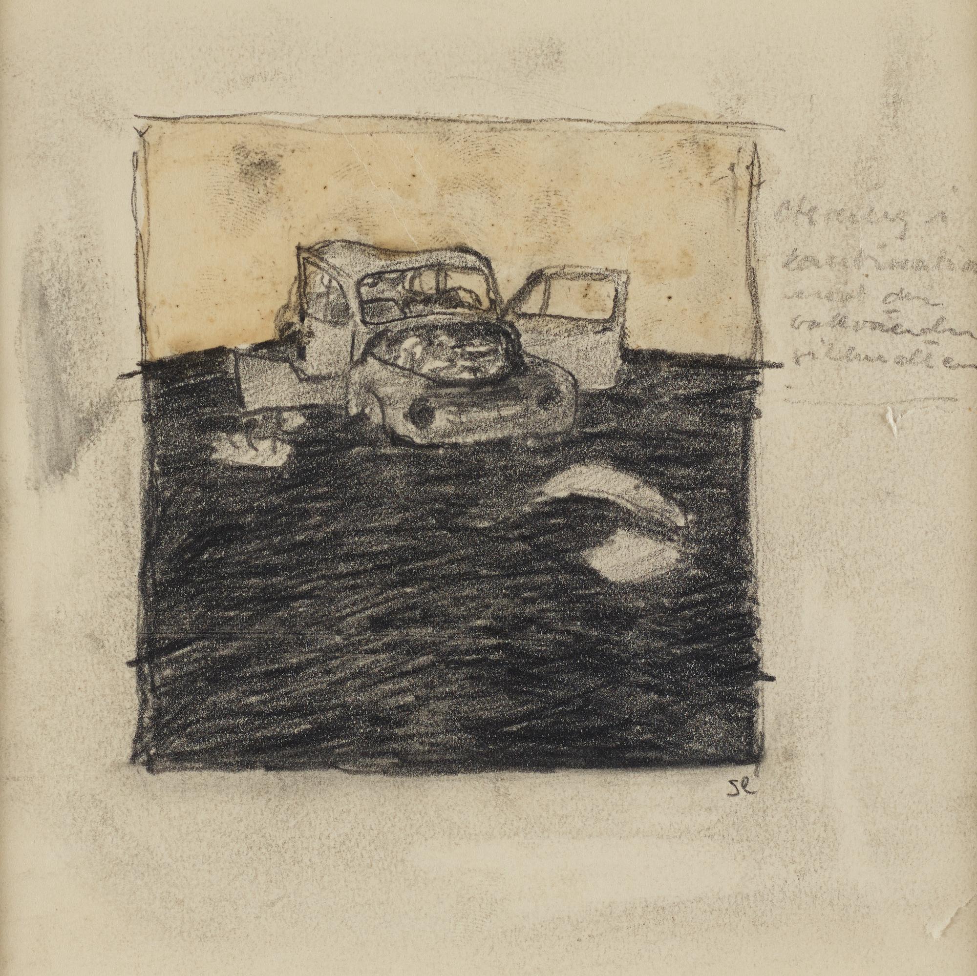 Sten Eklund, pencil, signed.