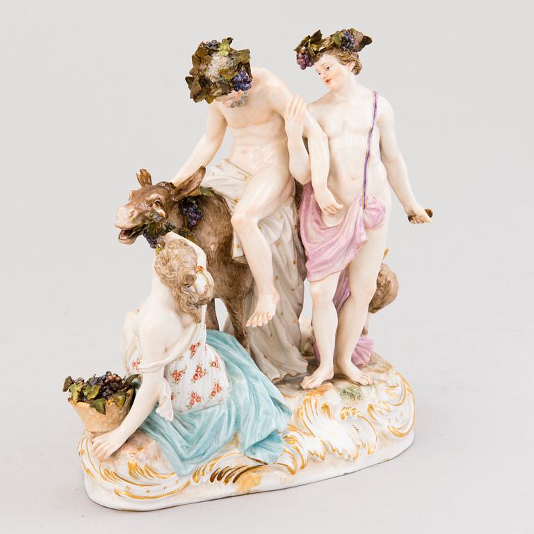 An Early 20th Century Meissen Porcelain Figurine.