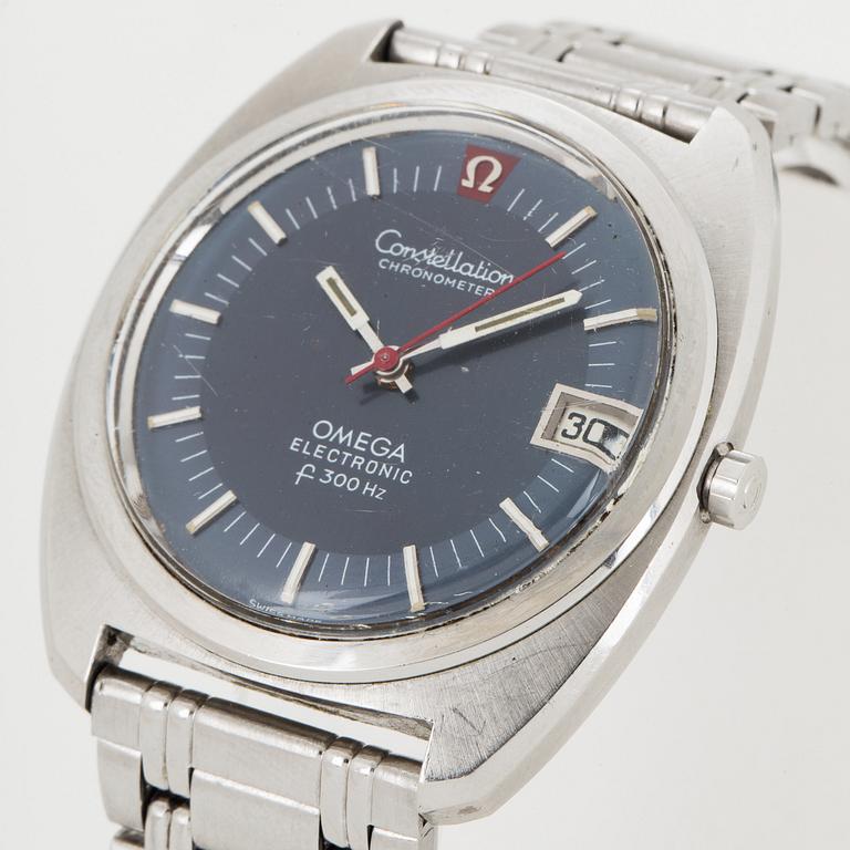 OMEGA, Constellation Chronometer Electronic, wristwatch, 38 mm.