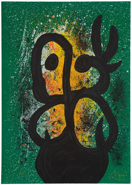 Joan Miró, "Femme avec une Colombe".