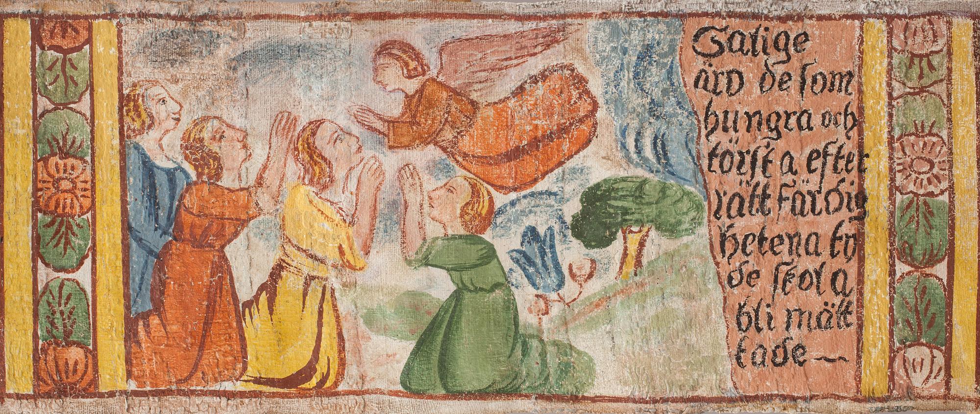 BONADSMÅLNING, troligen Sydsverige, 1700/1800-tal.