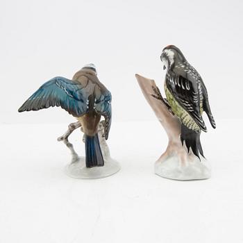 Figurines 4 pcs including TH Heidnreich Rosenthal/Hutschenreuther Germany mid-20th century porcelain.