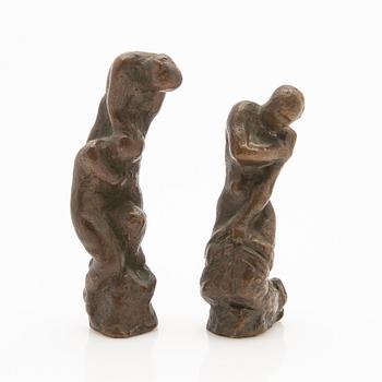 Hans Kongslev, Sculptures, 2 pcs.