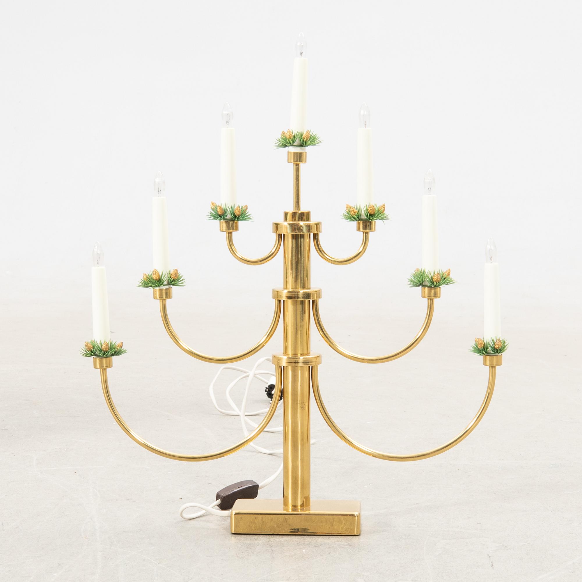 Kandelabrar ett par Konst Smide 1900-talets andra hälft.