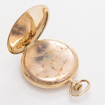 Eterna, pocket watch, hunter, 52 mm.