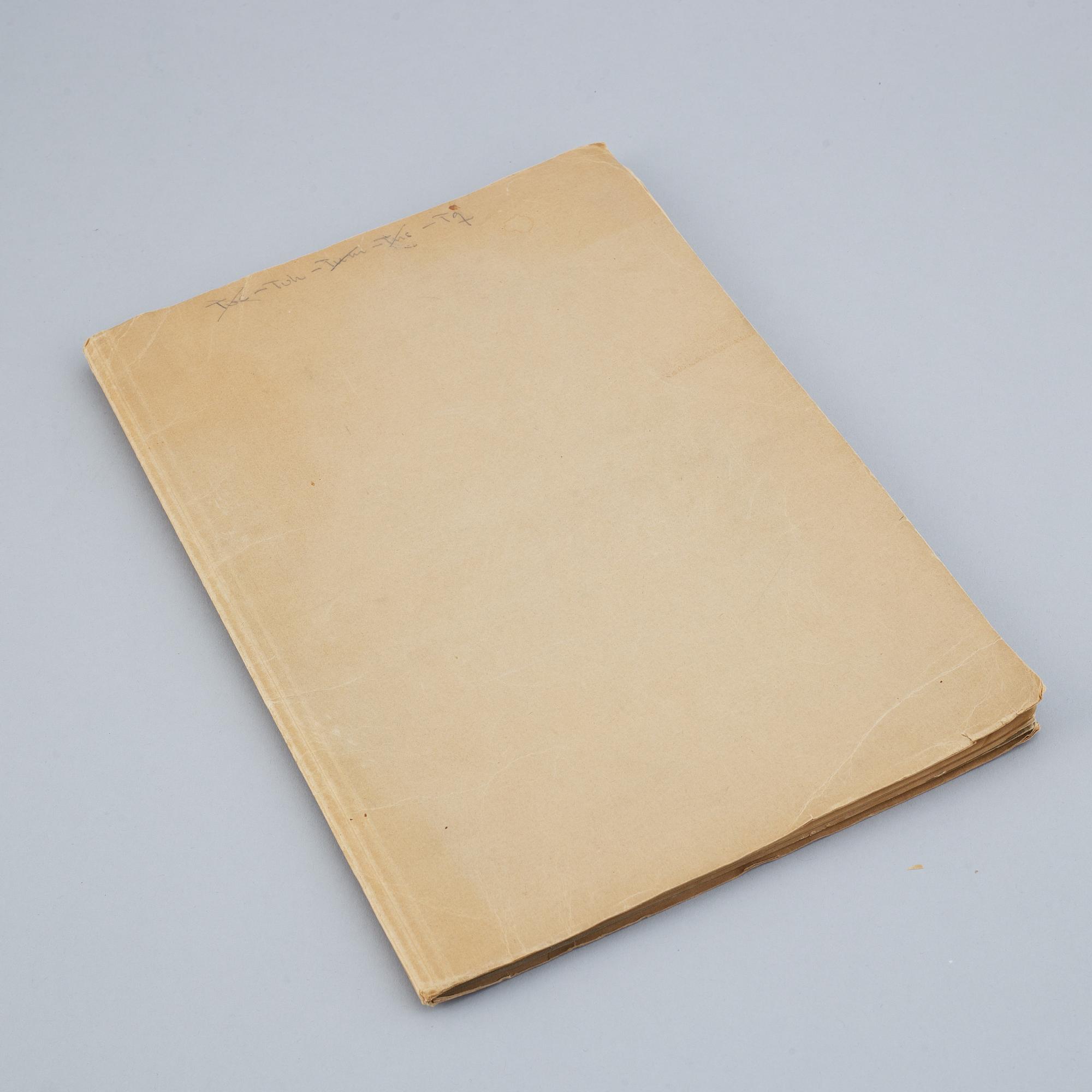 Sixten Sason, watercolours, 9, signed and dated -51.