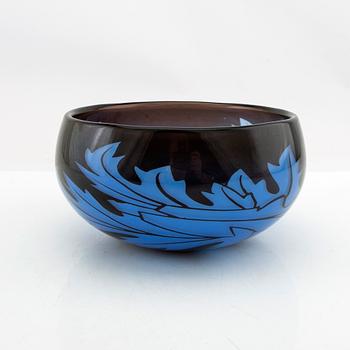 Jan Johansson, Graal bowl signed and numbered Orrefors.