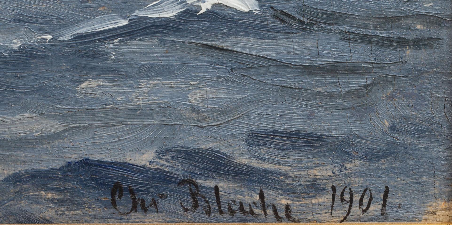 CHRISTIAN BLACHE, olja på duk, signerad och daterad 1901.