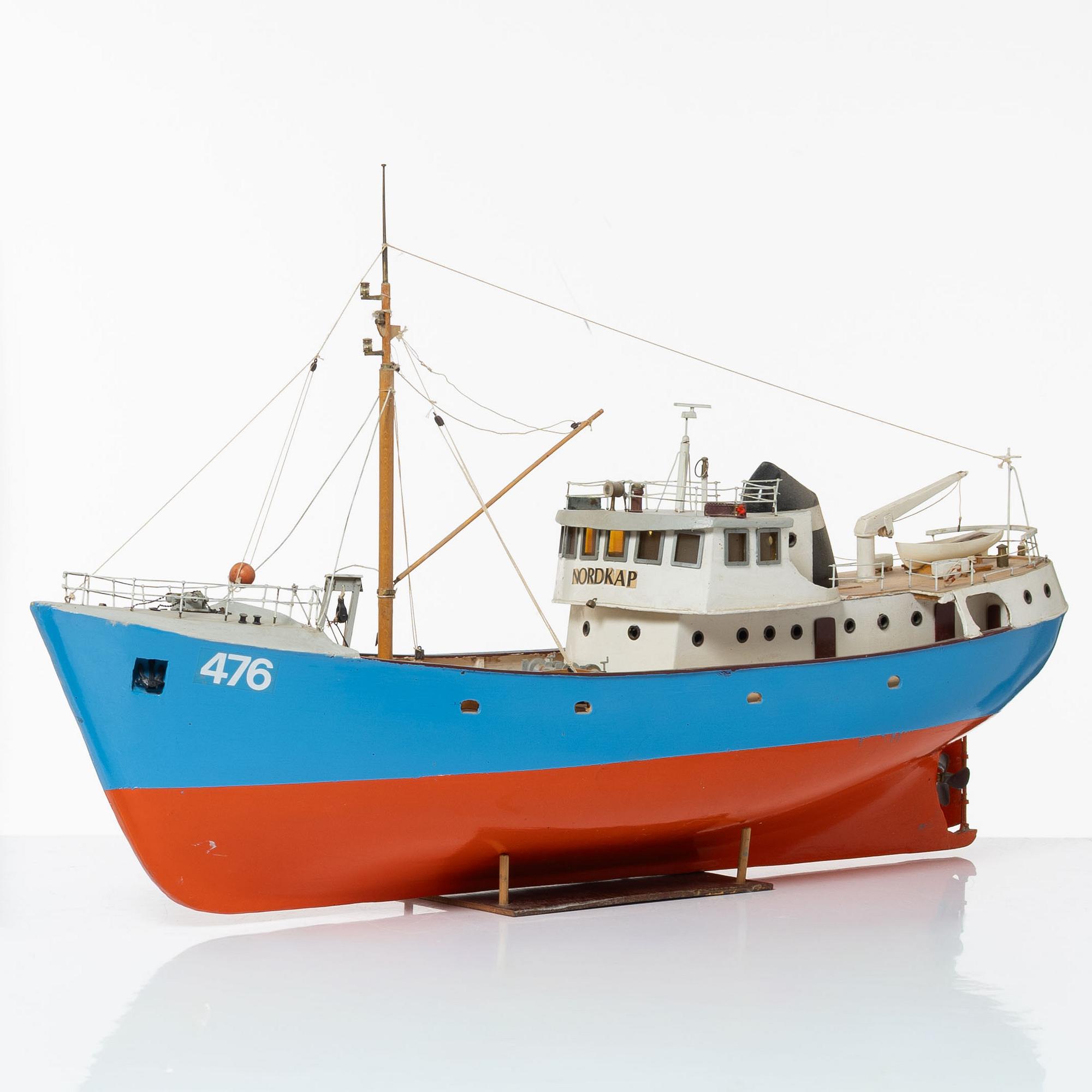 Boat model, "Nordcap", second half of the 20th century.