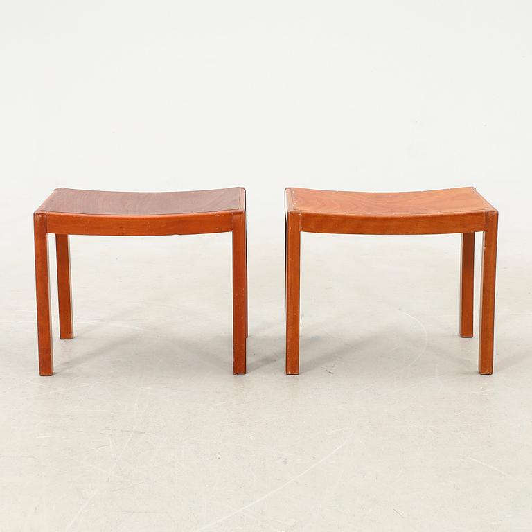 A pair of 1950s stools, Denmark.