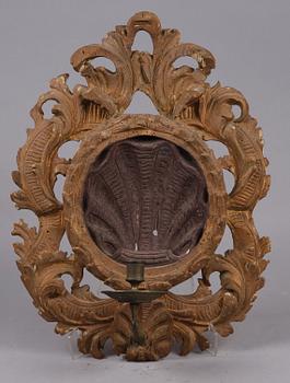 VÄGGLAMPETT, rokoko/rokokostil ,troligen Italien, 1700/1800-tal.