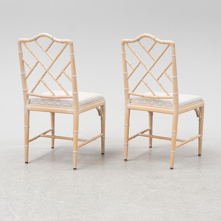 A 7 piece dining group, Miranda of Sweden, 1980's.