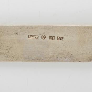 L. Larson & Co, bestickservis, 38 delar, silver, Göteborg, 1891.