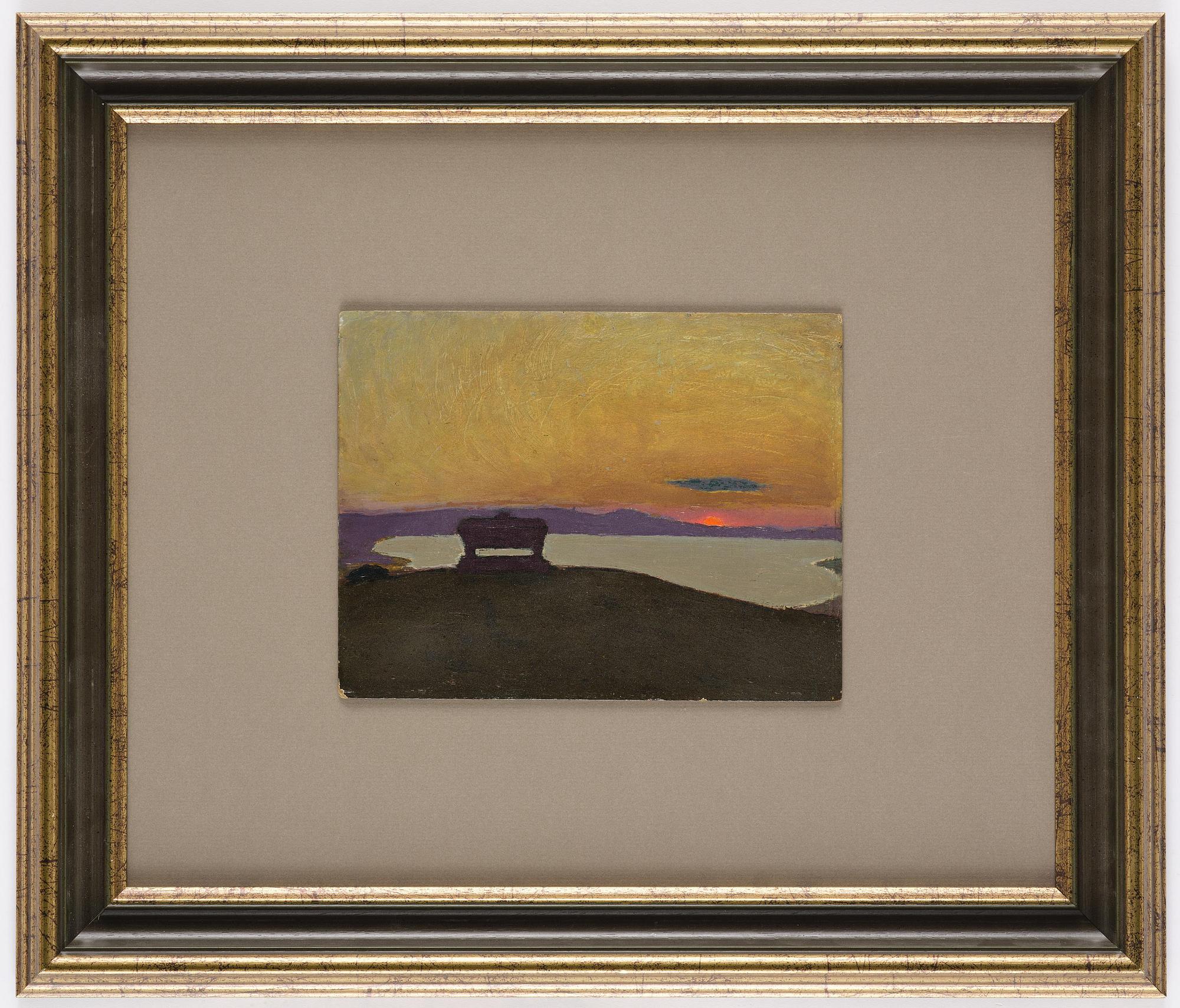Pelle Swedlund, "Solen går ned" ("The sun goes down"), Lake Bolsena.
