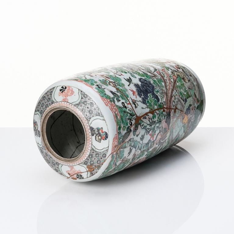 Vas, porslin. Kina, Qingdynastin, Kangxi (1662-1722).
