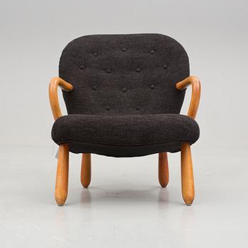 FÅTÖLJ, "Clam Chair" / "Muslinge", Philip Arctander, tillskriven, 1900-talets mitt.