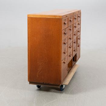 Archive cabinet, mid-20th century.