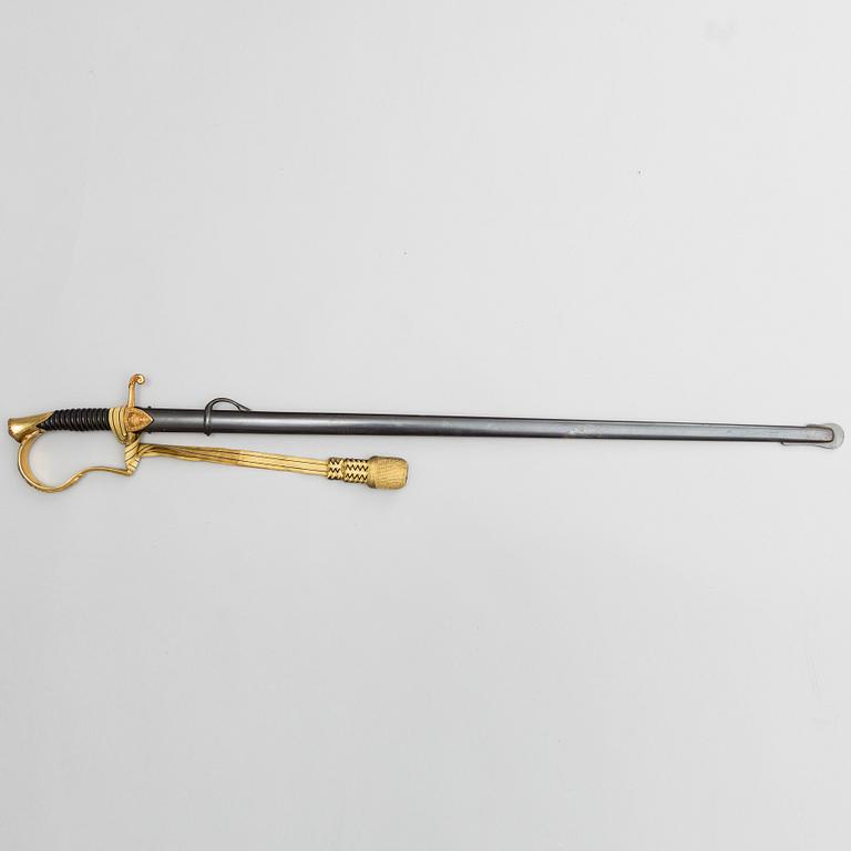 SABEL, svensk, m/1889 för artilleriofficer.