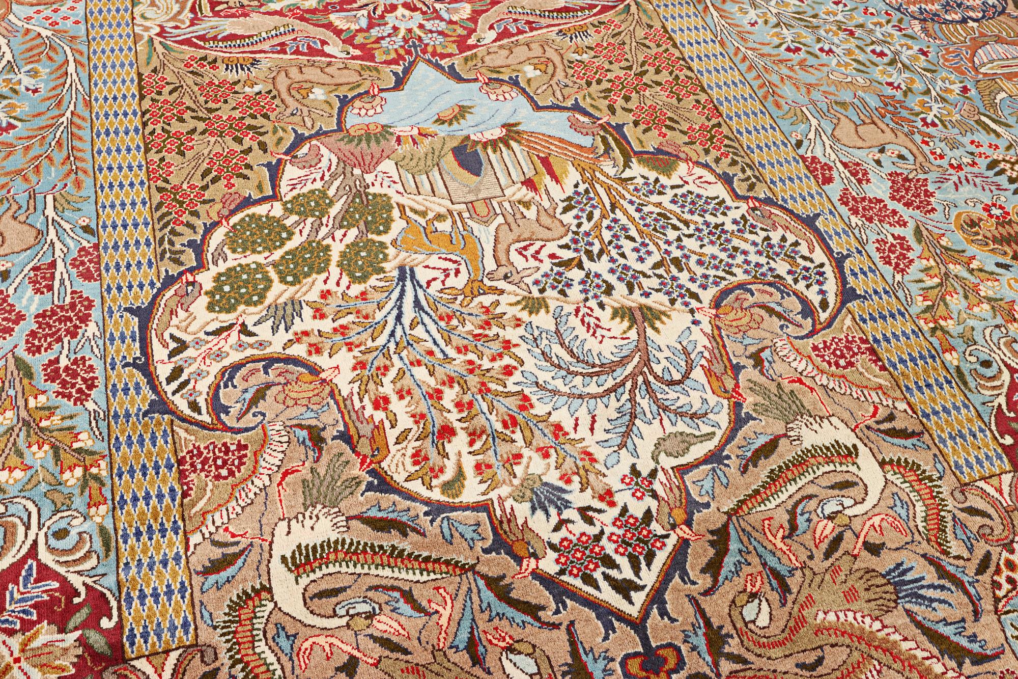 A Kazak carpet, c. 383 x 292 cm.