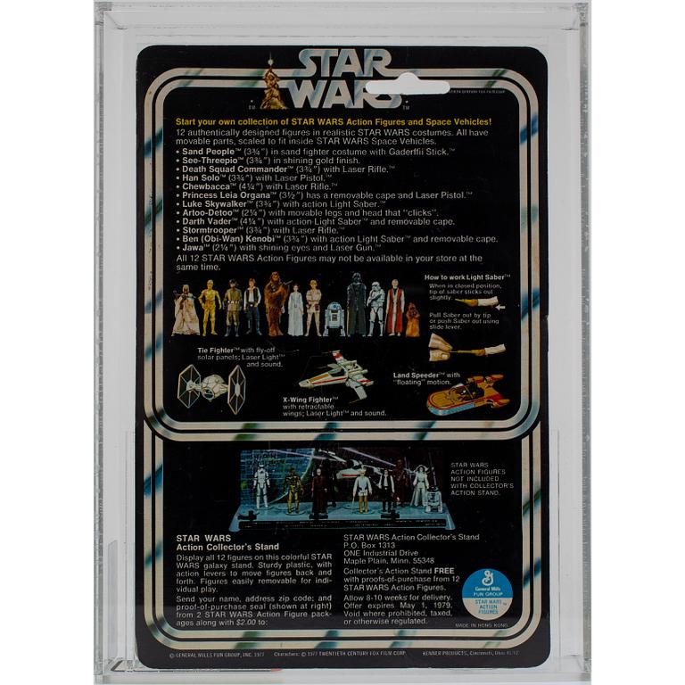STAR WARS, Chewbacca, 12 back-c, AFA 75 EX+/NM, Kenner 1978.