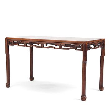 A Chinese hardwood altar table, late Qingdynasty.