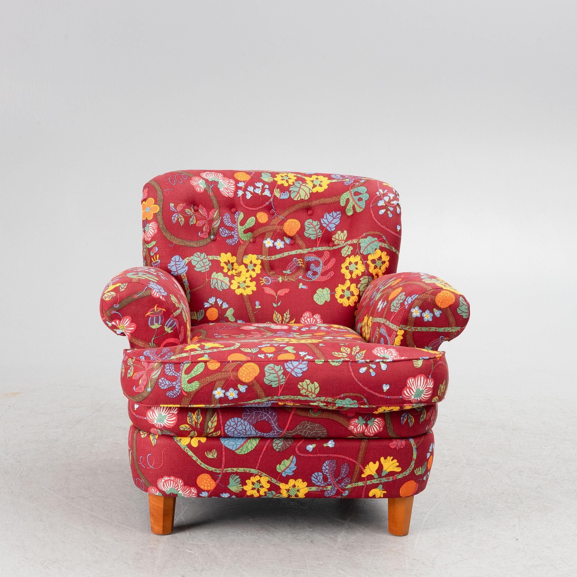 Josef Frank, a model 568, easy chair, Svenskt Tenn.