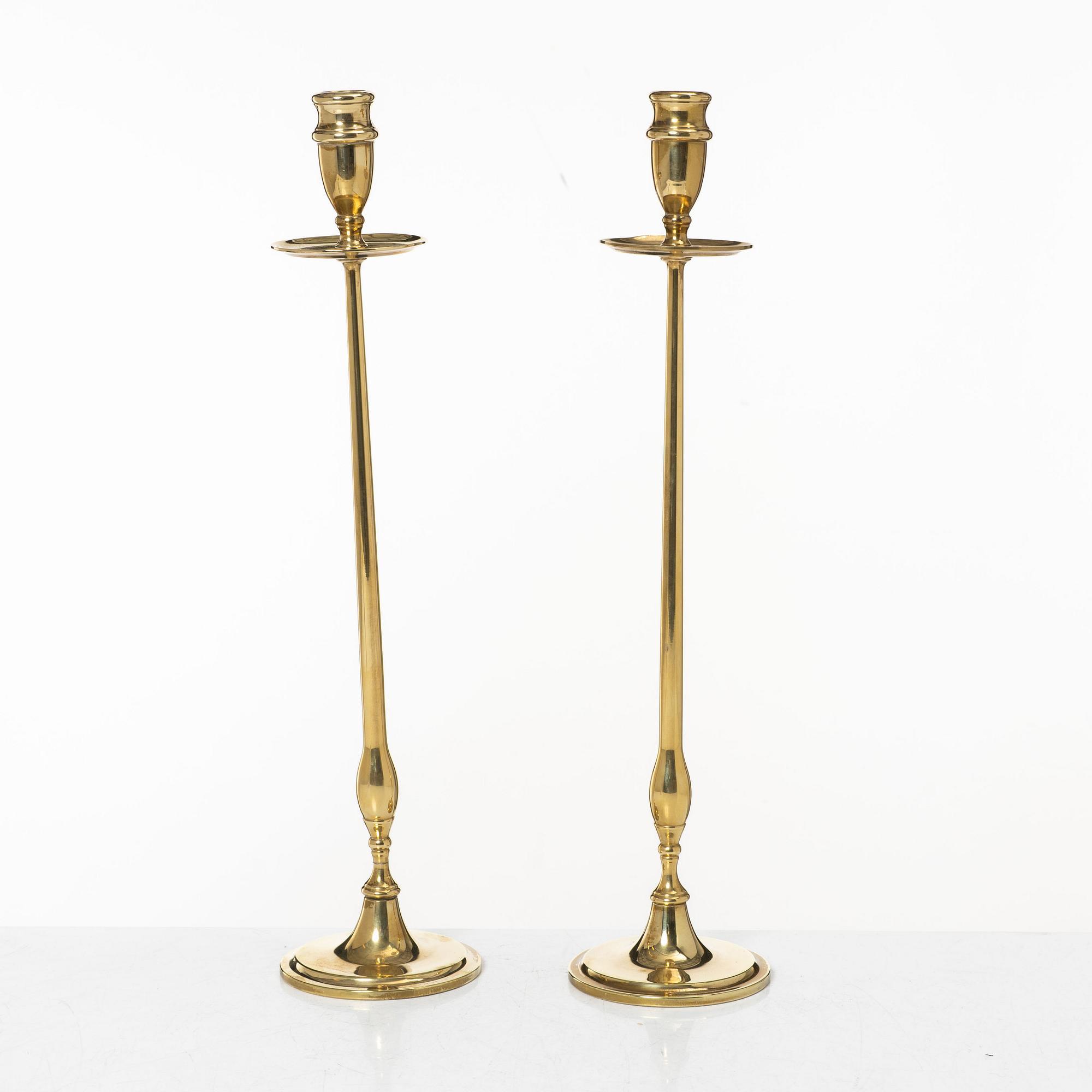 A pair of model 2539 candlesticks, Svenskt Tenn.