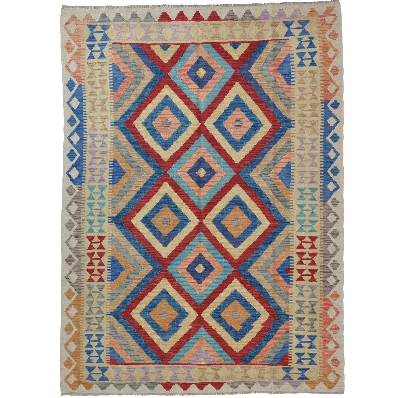 A rug, kilim, ca 226 x 171 cm.