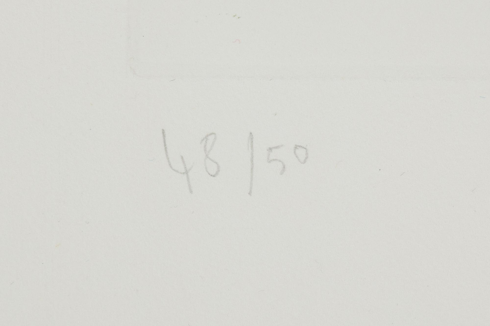 Jean Capdeville, färgetsning, signerad och numrerad 48/50.
