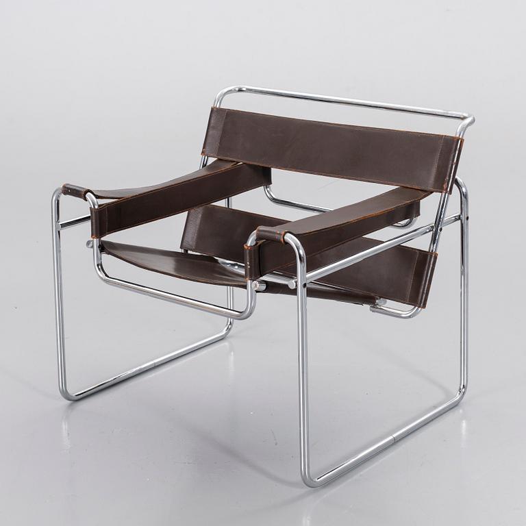 MARCEL BREUER, a "Wassily chair (Model B3 chair)" later part of the 20th century.