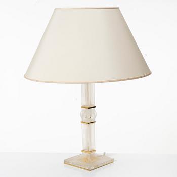Lalique, 'Josephine' pattern lamp, France, 20th century.