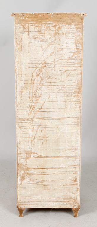 KOLONNSKÅP, gustaviansk stil, 1800-/1900-tal.