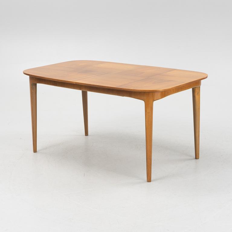 Bertil Fridhagen, matbord samt fyra stolar, modell "Eugen", Bodafors, 1950/60-tal.